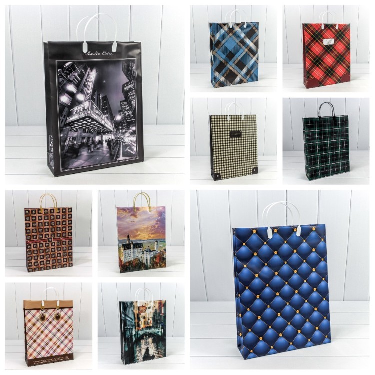 Пакет мягкий пластик Мужской (ассортимент) 32*42*10 1/20 1/200 Арт: BAL-2