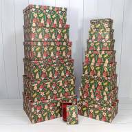 Коробки Прямоугольные Набор 1/15 42,5*33*17,6 &quot;Новый год&quot;-2625 1/2 Арт: 730902/2625 - Коробки Прямоугольные Набор 1/15 42,5*33*17,6 "Новый год"-2625 1/2 Арт: 730902/2625