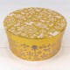 Коробки Круглые Набор 1/3 25,5*11,5 "Новогодний" Золотой 1/12 Арт: 7302245/1632