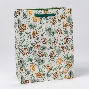 Пакет подарочный с тиснением "Новый год" (микс 554) 18*23*10 210г 1/20 1/360 Арт: 300554E