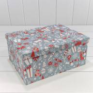 Коробки Прямоугольные Набор 1/10 34*26*15,3 &quot;Новый год&quot;-2288 1/6 Арт: 730604/2288 - Коробки Прямоугольные Набор 1/10 34*26*15,3 "Новый год"-2288 1/6 Арт: 730604/2288