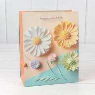 Пакет подарочный с блёстками "Цветы" (микс 261) 18*23*10 210г 1/20 1/360 Арт: 000261E - Пакет подарочный с блёстками "Цветы" (микс 261) 18*23*10 210г 1/20 1/360 Арт: 000261E