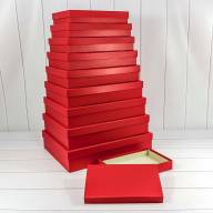 Коробки Прямоугольные Набор 1/10 46*36,5*10 Красный 1/2 Арт: 721607/1535 - Коробки Прямоугольные Набор 1/10 46*36,5*10 Красный 1/2 Арт: 721607/1535