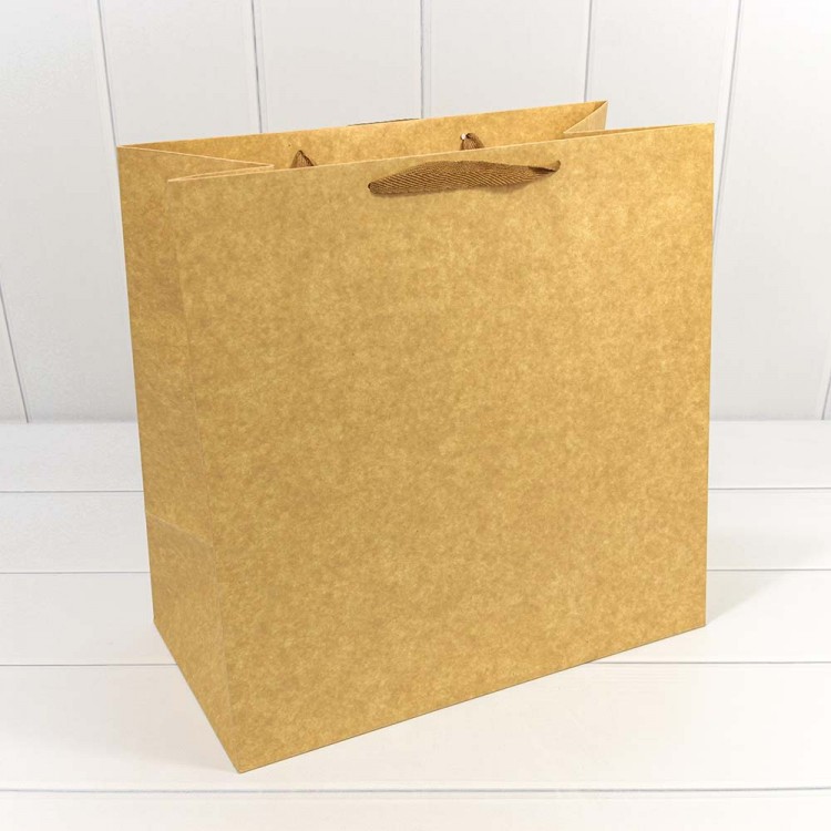 Пакет подарочный Крафт "Люкс" 37*37*20 210г 1/20 1/100 Арт: 000221X