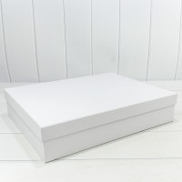 Коробки Прямоугольные Набор 1/10 46*36,5*10 Белый 1/2 Арт: 721607/417