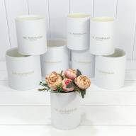 Коробки Цилиндр Набор 1/8 19,5*19 без крышки "The Rosemadam" Белый 1/6 Арт: 720835/7 - Коробки Цилиндр Набор 1/8 19,5*19 без крышки "The Rosemadam" Белый 1/6 Арт: 720835/7