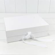 Коробка Прямоугольная 48*35*18 складная на магнитах Белый 1/24 Арт: 721362/417 - Коробка Прямоугольная 48*35*18 складная на магнитах Белый 1/24 Арт: 721362/417