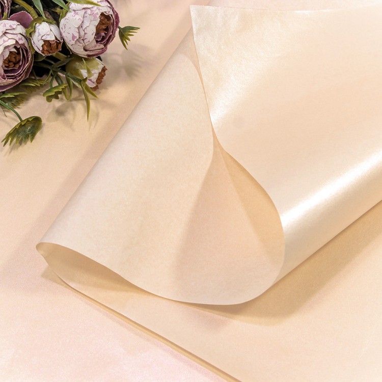 Бумага в листах "Тишью" Водостойкая 50*70 (20 шт.) 38г Персиковый 1/60 Арт: 0001102/26