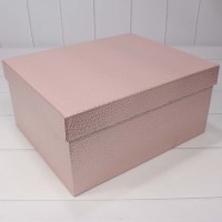 Коробки Прямоугольные Набор 1/10 35,5*30*17 "Кожа крокодила" Розовый 1/6 Арт: 720688/6