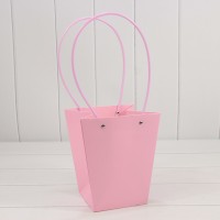 Пакет подарочный "Ваза для цветов" 20*17*12 Сиреневый 1/10 1/120 Арт: 000170E/250