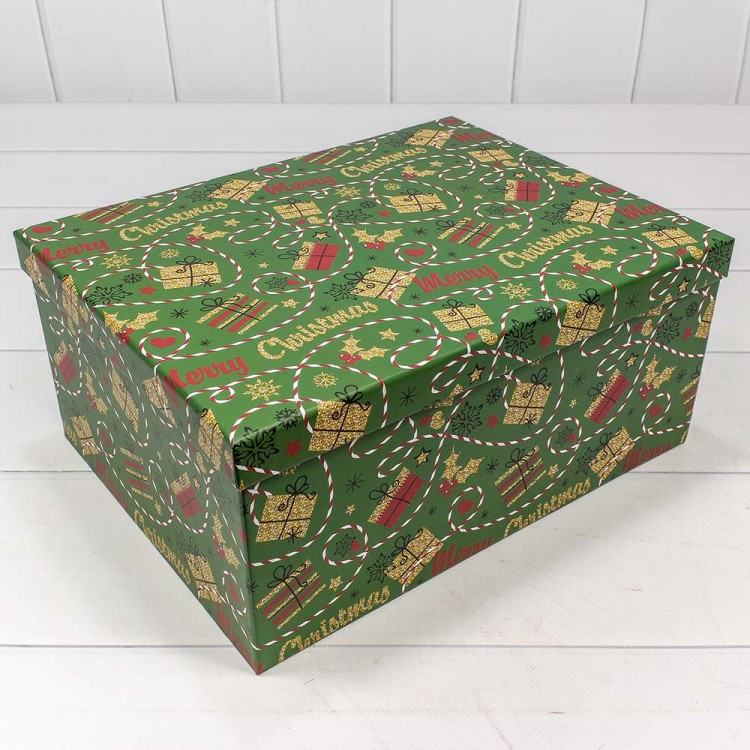 Коробки Прямоугольные Набор 1/10 34*26*15,3 "Подарочки" 1/6 Арт: 730604/1646