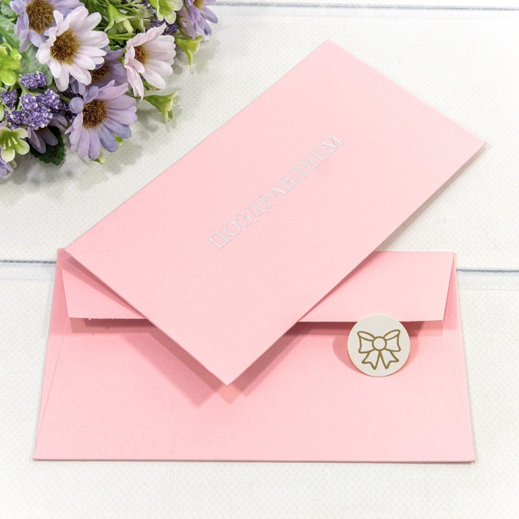 Конверт подарочный 16,9*9,4см 1206 1/10 1/250 Арт: 003012/6