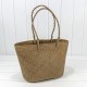 Корзина плетёная 44*32 (±5%) из камыша с ручками Натуральный 1/30 Арт: 420212/3