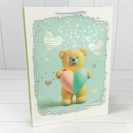 Пакет подарочный с тиснением "Мишки" (микс 314) 30*41,5*12 210г 1/20 1/80 Арт: 000314A - Пакет подарочный с тиснением "Мишки" (микс 314) 30*41,5*12 210г 1/20 1/80 Арт: 000314A