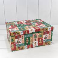 Коробки Прямоугольные Набор 1/10 34*26*15,3 &quot;Новый год&quot;-3021 1/6 Арт: 730604/3021 - Коробки Прямоугольные Набор 1/10 34*26*15,3 "Новый год"-3021 1/6 Арт: 730604/3021