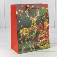 Пакет подарочный &quot;Новый год&quot; (микс 415) 18*23*10 210г 1/20 1/360 Арт: 300415E - Пакет подарочный "Новый год" (микс 415) 18*23*10 210г 1/20 1/360 Арт: 300415E