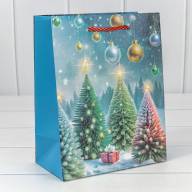 Пакет подарочный &quot;Новый год&quot; (микс 419) 18*23*10 210г 1/20 1/360 Арт: 300419E - Пакет подарочный "Новый год" (микс 419) 18*23*10 210г 1/20 1/360 Арт: 300419E