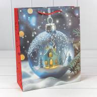 Пакет подарочный &quot;Новый год&quot; (микс 421) 26*32*10 210г 1/20 1/240 Арт: 300421C - Пакет подарочный "Новый год" (микс 421) 26*32*10 210г 1/20 1/240 Арт: 300421C