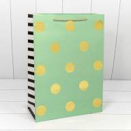 Пакет подарочный с тиснением &quot;Горох&quot; (микс) 32*45*15 210г 1/20 1/120 Арт: 000123A - Пакет подарочный с тиснением "Горох" (микс) 32*45*15 210г 1/20 1/120 Арт: 000123A