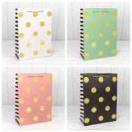 Пакет подарочный с тиснением &quot;Горох&quot; (микс) 32*45*15 210г 1/20 1/120 Арт: 000123A - Пакет подарочный с тиснением "Горох" (микс) 32*45*15 210г 1/20 1/120 Арт: 000123A