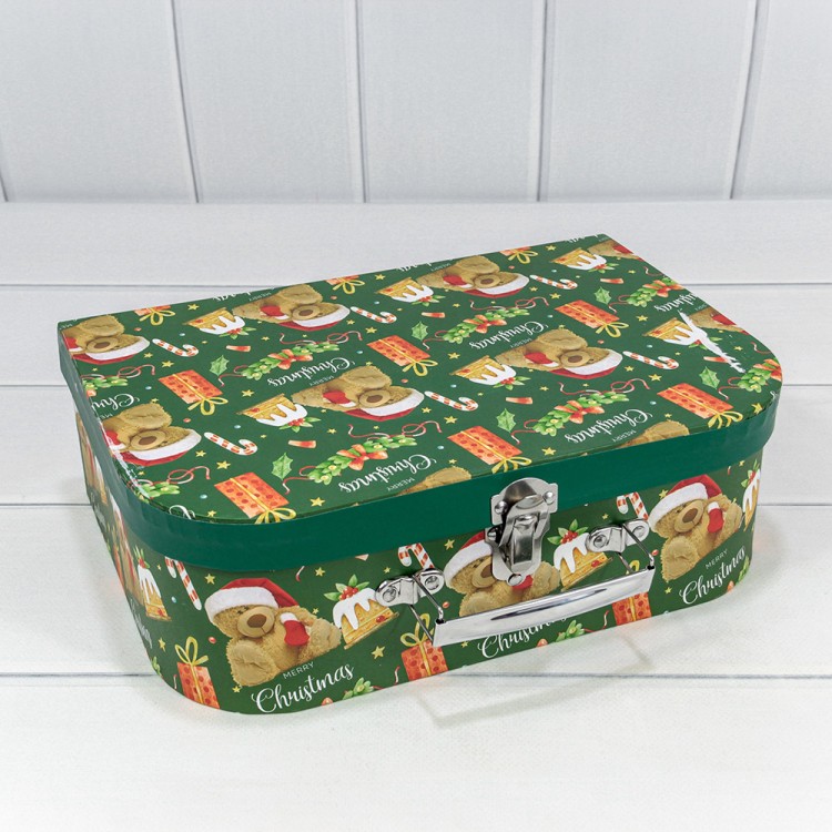 Коробки "Чемодан" Набор 1/3 30*21*9,6 "Новый год"-3086 1/12 Арт: 7308024/3086