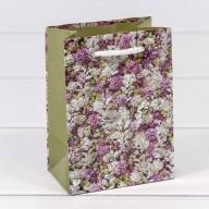 Пакет подарочный "Цветы" (микс) 8*11*5 1/20 1/800 Арт: 00019I - Пакет подарочный "Цветы" (микс) 8*11*5 1/20 1/800 Арт: 00019I