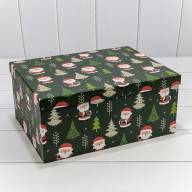 Коробки Прямоугольные Набор 1/10 34*26*15,3 &quot;Дед Мороз&quot; 1/6 Арт: 730604/2121 - Коробки Прямоугольные Набор 1/10 34*26*15,3 "Дед Мороз" 1/6 Арт: 730604/2121