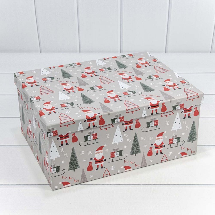 Коробки Прямоугольные Набор 1/10 34*26*15,3 "Новый год"-2627 1/6 Арт: 730604/2627