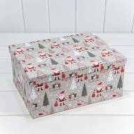 Коробки Прямоугольные Набор 1/10 34*26*15,3 &quot;Новый год&quot;-2627 1/6 Арт: 730604/2627 - Коробки Прямоугольные Набор 1/10 34*26*15,3 "Новый год"-2627 1/6 Арт: 730604/2627