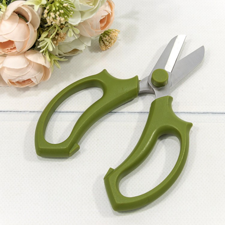 Ножницы флористические 17,5см Зелёный 1/12 1/144 Арт: 1037/6