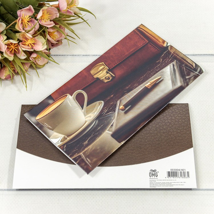 Конверт подарочный 16,5*9см 401 1/10 1/250 Арт: 003004/401