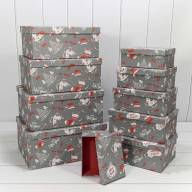 Коробки Прямоугольные Набор 1/10 34*26*15,3 &quot;Новый год&quot;-2112 1/6 Арт: 730604/2112 - Коробки Прямоугольные Набор 1/10 34*26*15,3 "Новый год"-2112 1/6 Арт: 730604/2112