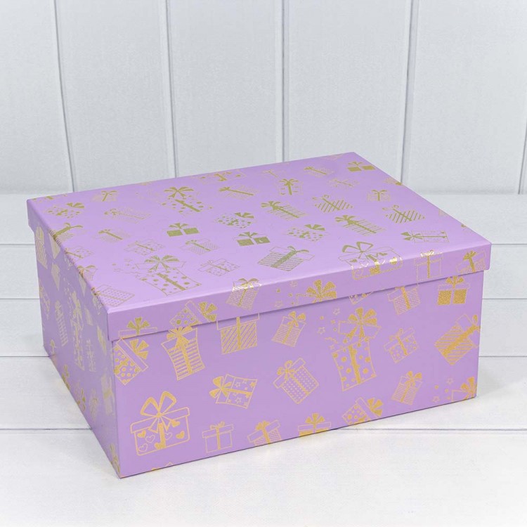 Коробки Прямоугольные Набор 1/10 34*26*15,3 "Новый год"-0082 1/6 Арт: 730604/0082