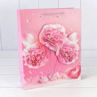 Пакет подарочный с 3D аппликацией "Гвоздики" (микс 260) 26*32*10 210г 1/20 1/240 Арт: 000260C - Пакет подарочный с 3D аппликацией "Гвоздики" (микс 260) 26*32*10 210г 1/20 1/240 Арт: 000260C