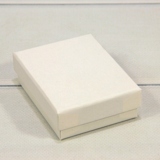 Коробка Прямоугольная 9*7*2,8 Крафт Белый 1/12 1/240 Арт: 62265/1